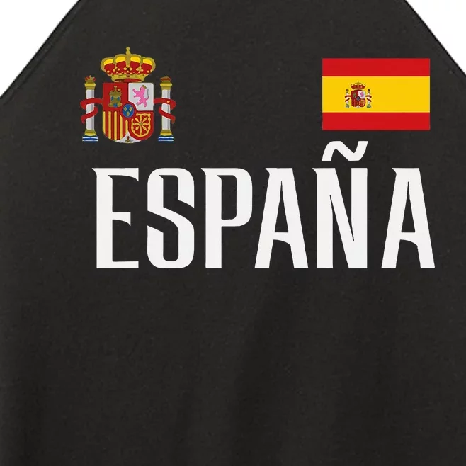 Spain Flag Espana Football Soccer Fan Women’s Perfect Tri Rocker Tank