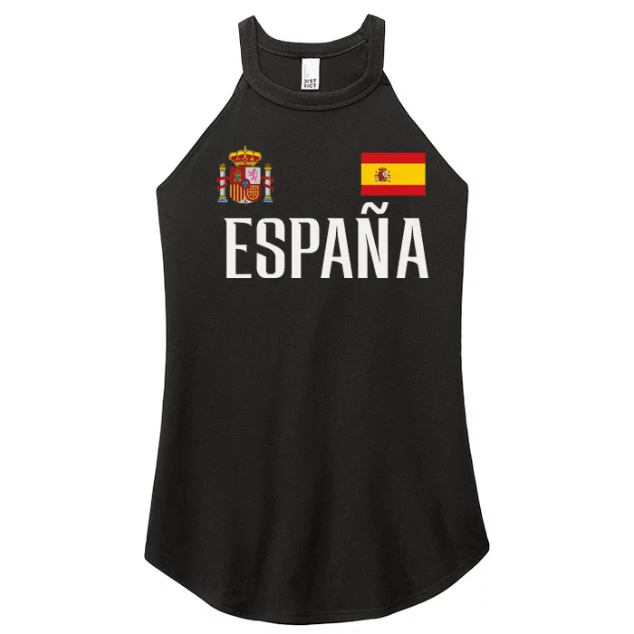 Spain Flag Espana Football Soccer Fan Women’s Perfect Tri Rocker Tank