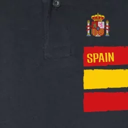 Spain Flag Espana Football Soccer Fan Softstyle Adult Sport Polo