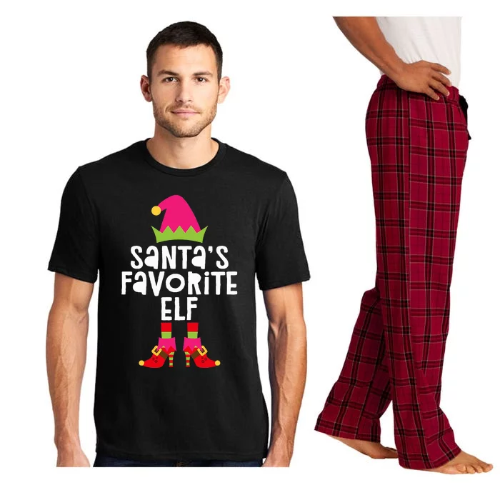 Santa's Favorite Elf  Matching Christmas Elf Pajama Set