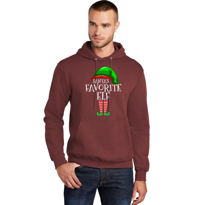 SantaS Favorite Elf Group Matching Family Christmas Hoodie