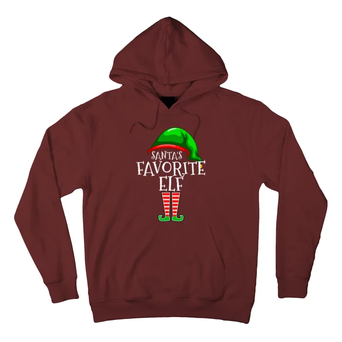 SantaS Favorite Elf Group Matching Family Christmas Hoodie