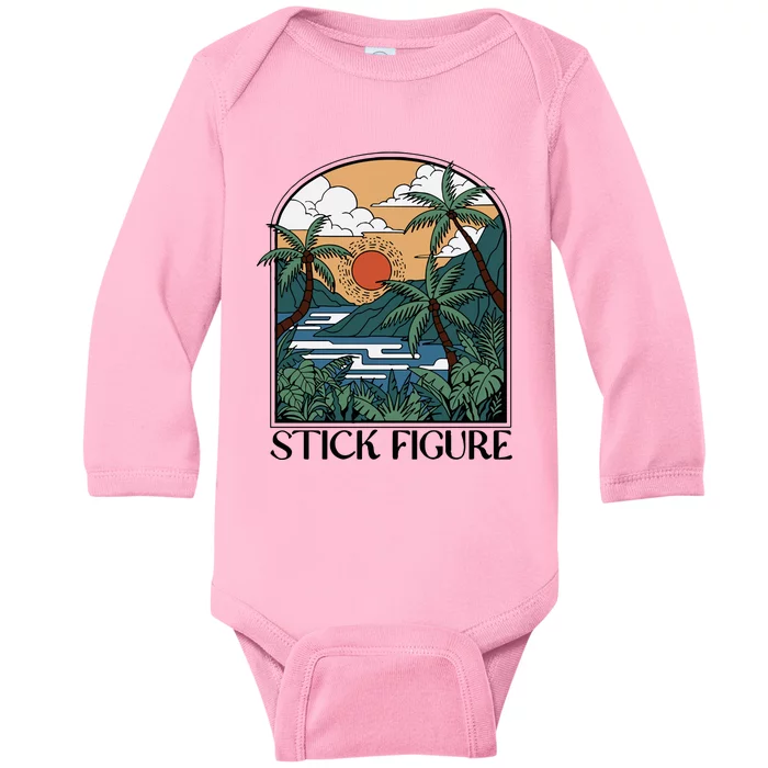 Stick Figure Enchantment Baby Long Sleeve Bodysuit