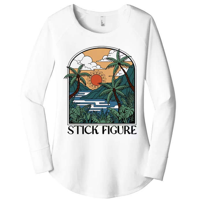 Stick Figure Enchantment Women's Perfect Tri Tunic Long Sleeve Shirt