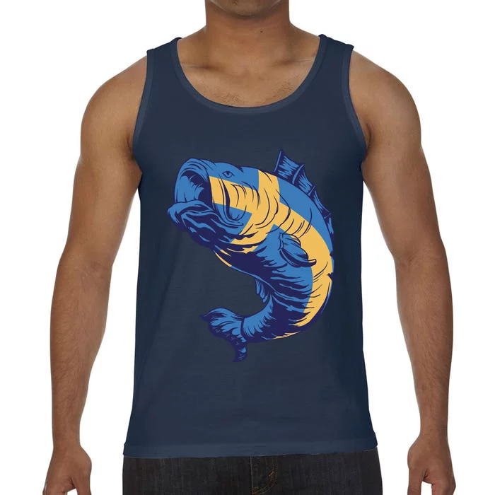 Swedish Flag Fish Comfort Colors® Tank Top