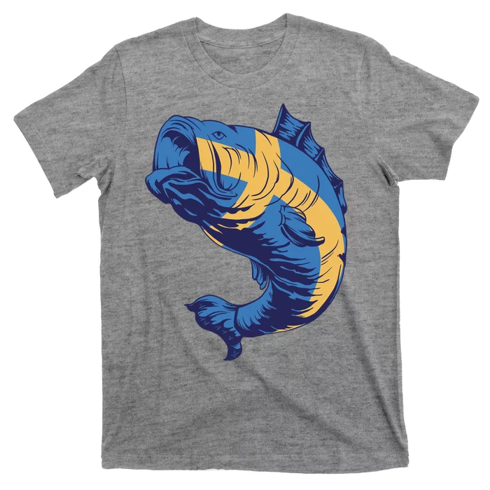 Swedish Flag Fish T-Shirt