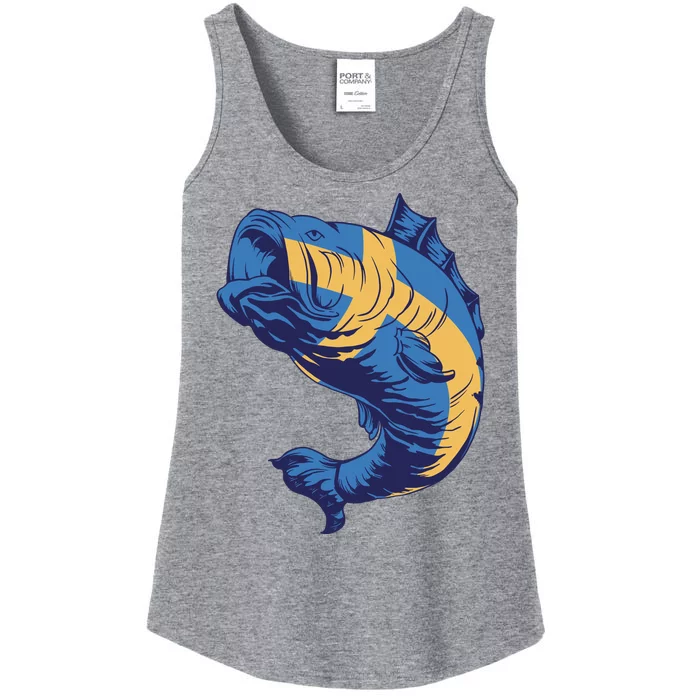 Swedish Flag Fish Ladies Essential Tank