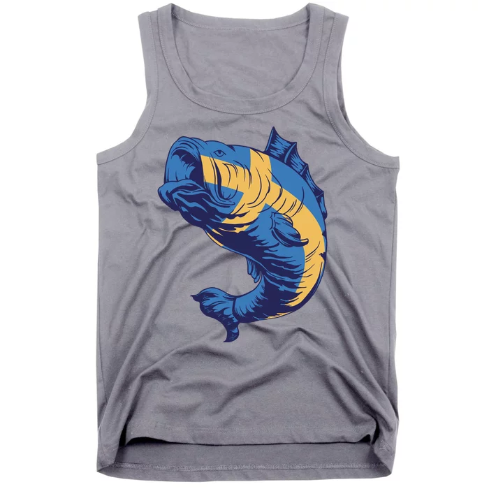 Swedish Flag Fish Tank Top