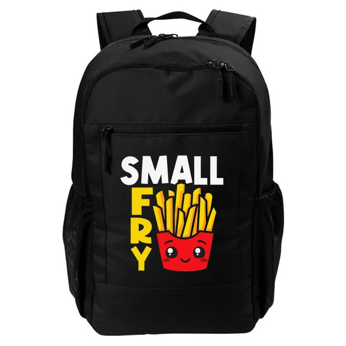 Small Fry French Fries Eater Fast Food Chips Lover Potato Daily Commute Backpack