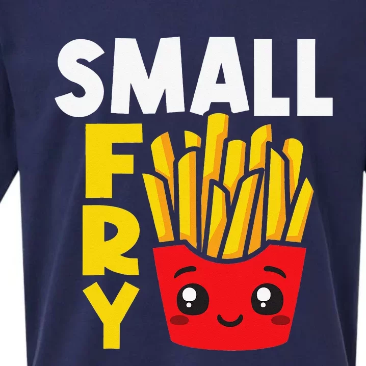 Small Fry French Fries Eater Fast Food Chips Lover Potato Sueded Cloud Jersey T-Shirt