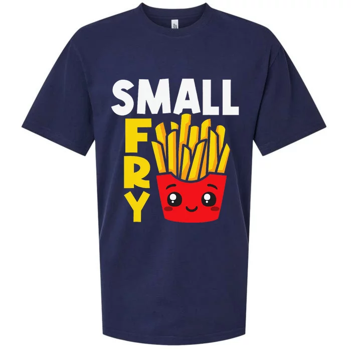 Small Fry French Fries Eater Fast Food Chips Lover Potato Sueded Cloud Jersey T-Shirt