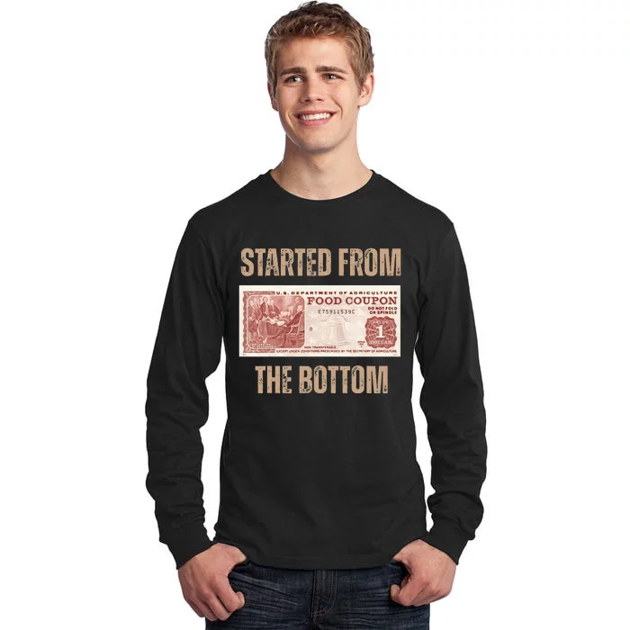 Started From Food Stamp Amounts In Each State The Bottom Tall Long Sleeve T-Shirt