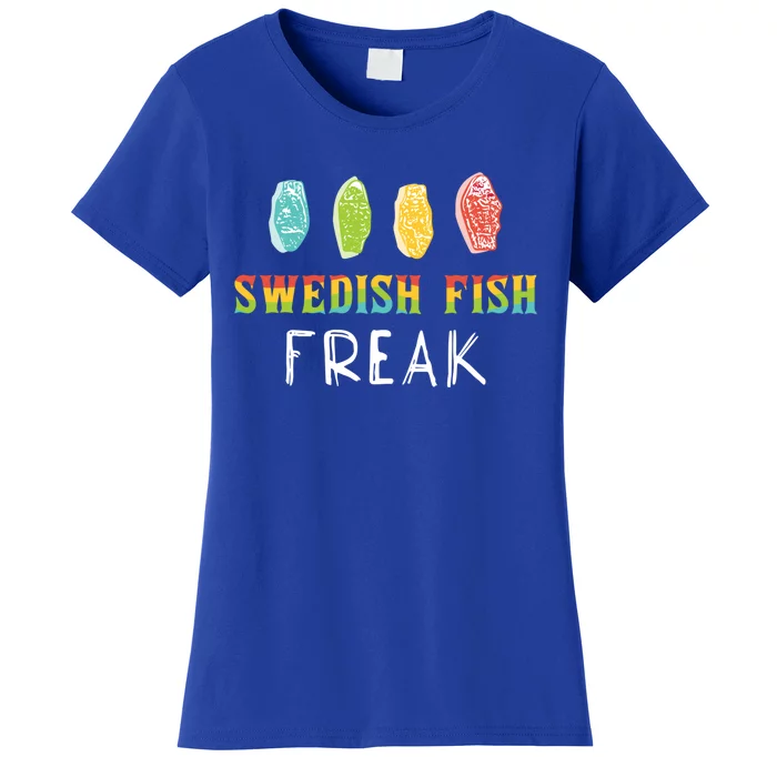 Swedish Fish Freak In The Wild Funny Idea Funny Gift Women's T-Shirt