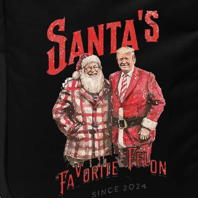 Santa’S Favorite Felon Trump 2024 Funny Maga Impact Tech Backpack