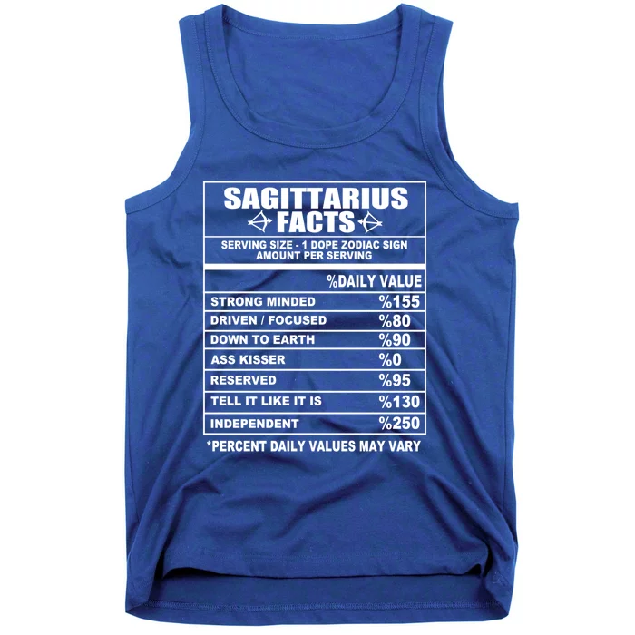 Sagittarius Facts Funny Sagittarius Gift Tank Top