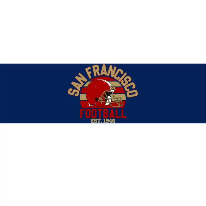 San Francisco Football Est 1946 Team Supporter Bumper Sticker