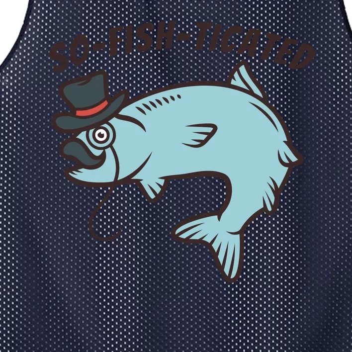 Suffocated Funny Fish Mesh Reversible Basketball Jersey Tank