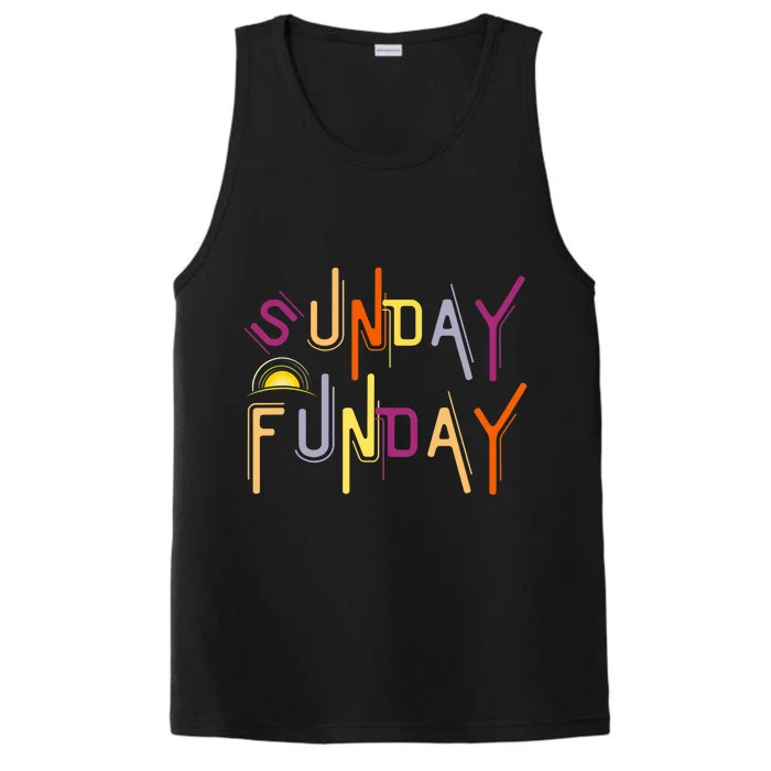 Sunday Funday - Funny Drinking Performance Tank