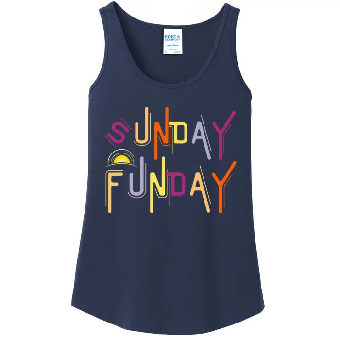 Sunday Funday - Funny Drinking Ladies Essential Tank