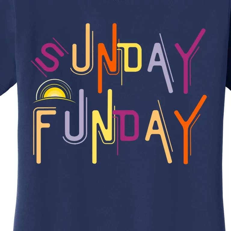 Sunday Funday - Funny Drinking Women's T-Shirt