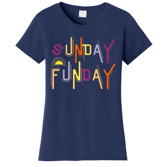 Sunday Funday - Funny Drinking Women's T-Shirt