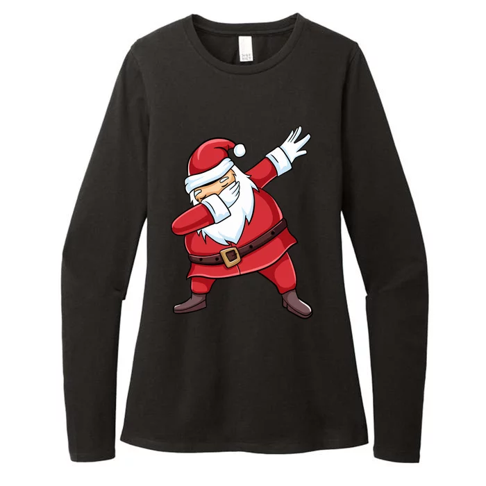 Squad Friends Funny Xmas Costume Christmas Dabbing Santa Funny Gift Womens CVC Long Sleeve Shirt