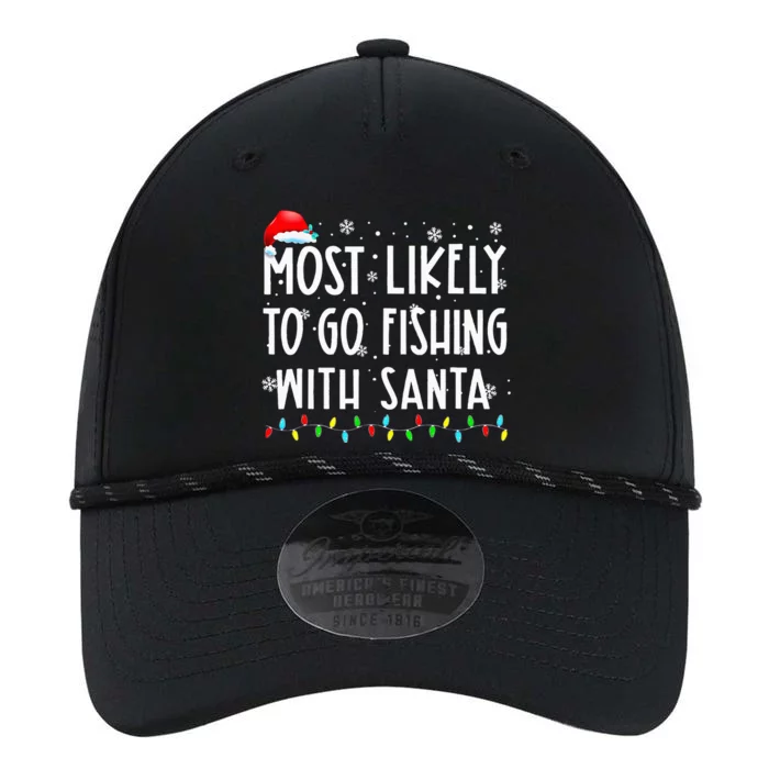 Santa's Favorite Fishing Buddy Christmas Gift Performance The Dyno Cap