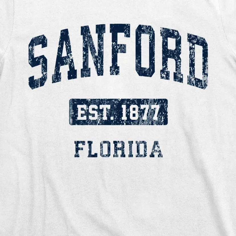 Sanford Florida Fl Vintage Sports Established T-Shirt