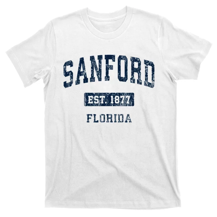 Sanford Florida Fl Vintage Sports Established T-Shirt