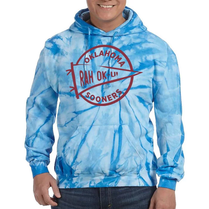 Sooners Fanatics Football Fan Tie Dye Hoodie