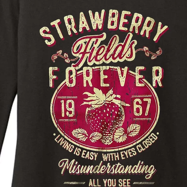 Strawberry Fields Forever Strawberry Fields Womens CVC Long Sleeve Shirt