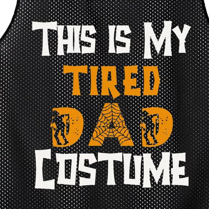 Spooky Family Fun My Dad's Halloween Costume Mesh Reversible Basketball Jersey Tank