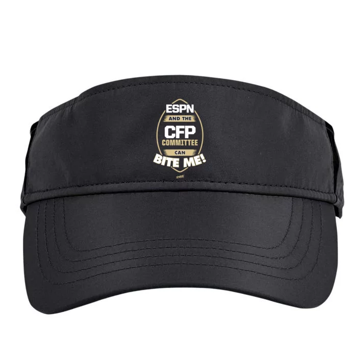 Smack Florida Football Espn And The Cfp Committee Can Bite Me Adult Drive Performance Visor