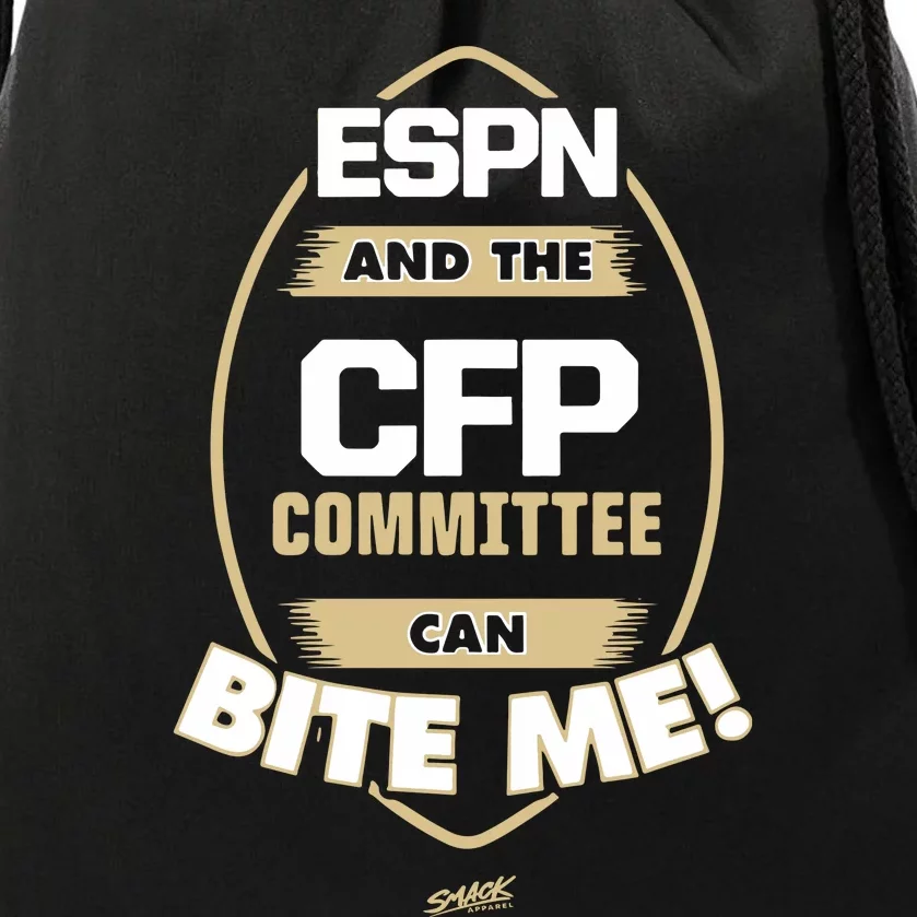 Smack Florida Football Espn And The Cfp Committee Can Bite Me Drawstring Bag