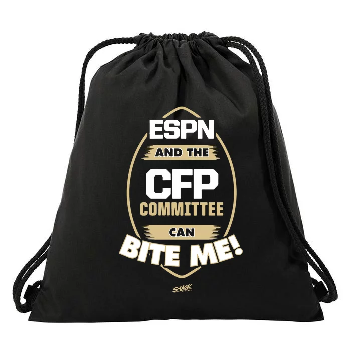 Smack Florida Football Espn And The Cfp Committee Can Bite Me Drawstring Bag