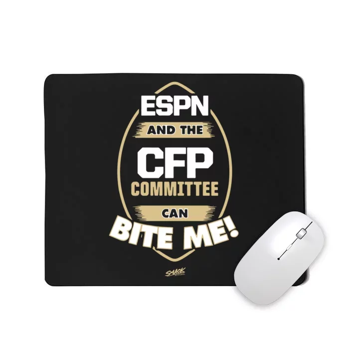 Smack Florida Football Espn And The Cfp Committee Can Bite Me Mousepad