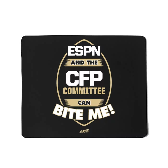 Smack Florida Football Espn And The Cfp Committee Can Bite Me Mousepad