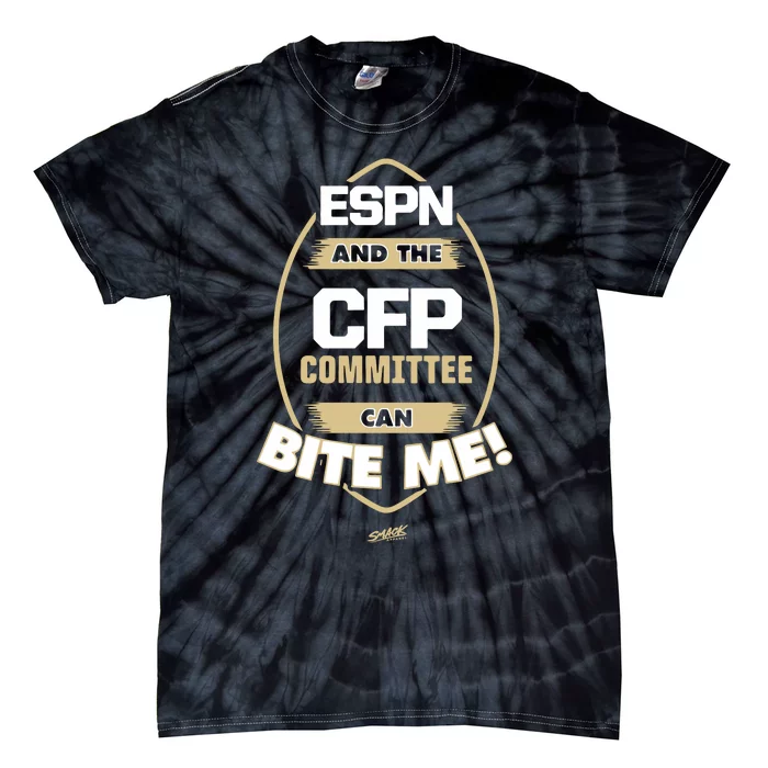 Smack Florida Football Espn And The Cfp Committee Can Bite Me Tie-Dye T-Shirt