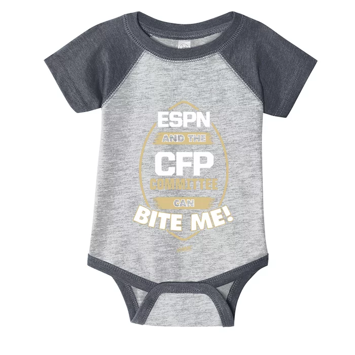 Smack Florida Football Espn And The Cfp Committee Can Bite Me Infant Baby Jersey Bodysuit