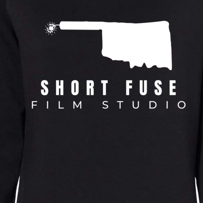 Short Fuse Film Studio Funny Gift Womens California Wash Sweatshirt