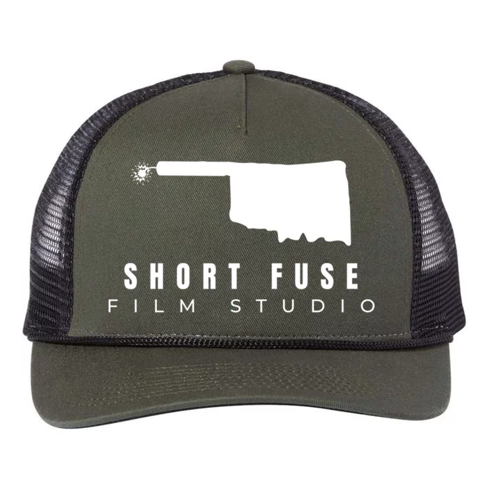 Short Fuse Film Studio Funny Gift Retro Rope Trucker Hat Cap