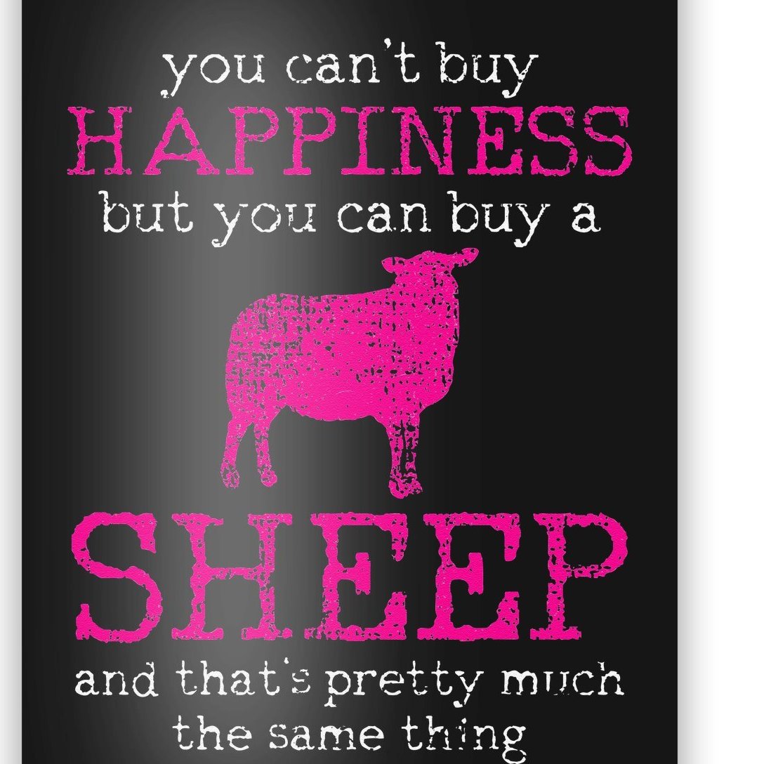 Sheep Farmer Funny Sheep Lover Farming Sheep Poster | TeeShirtPalace