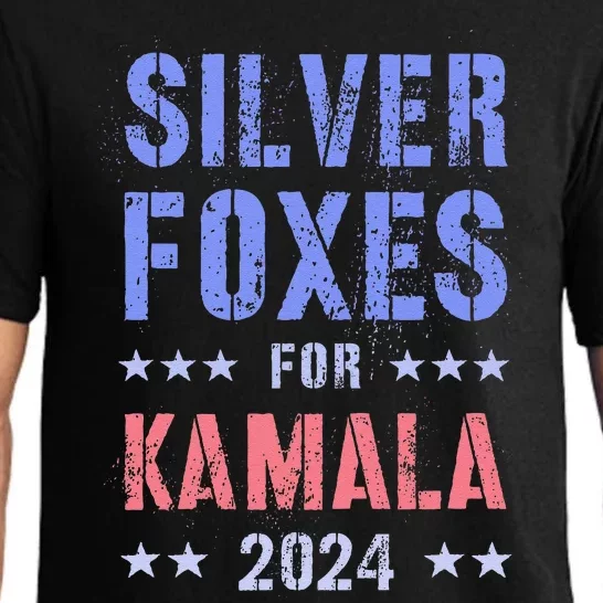 Silver Foxes For Kamala 2024 47th Joyful Warrior Pajama Set