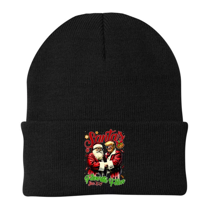 SantaS Favorite Felon Since 2024 Christmas Xmas Knit Cap Winter Beanie