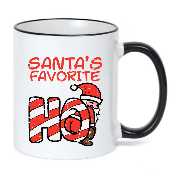 Santas Favorite Funny Naughty Adult Christmas Xmas Black Color Changing Mug