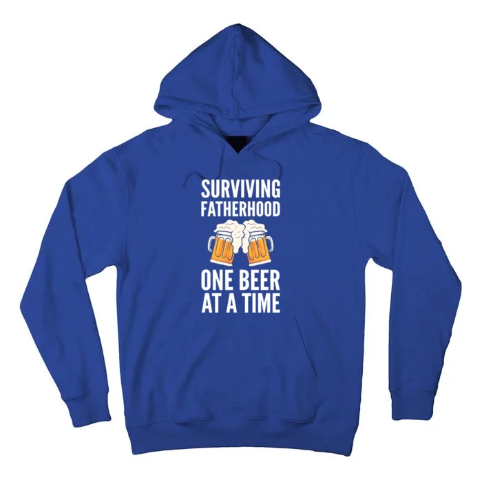 Surviving Fatherhood Funny Father Cute Gift Tall Hoodie