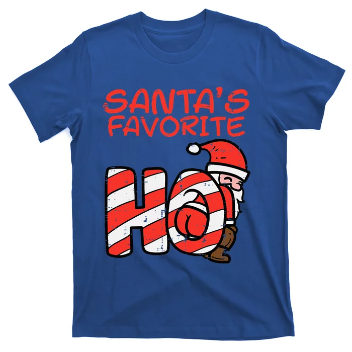 Santas Favorite Funny Naughty Adult Christmas Xmas T-Shirt