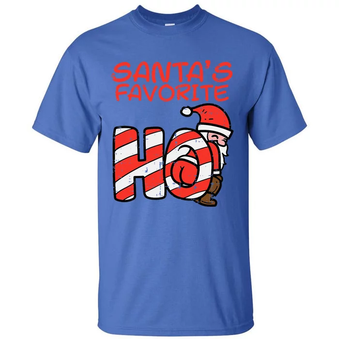 Santas Favorite Funny Naughty Adult Christmas Xmas Tall T-Shirt