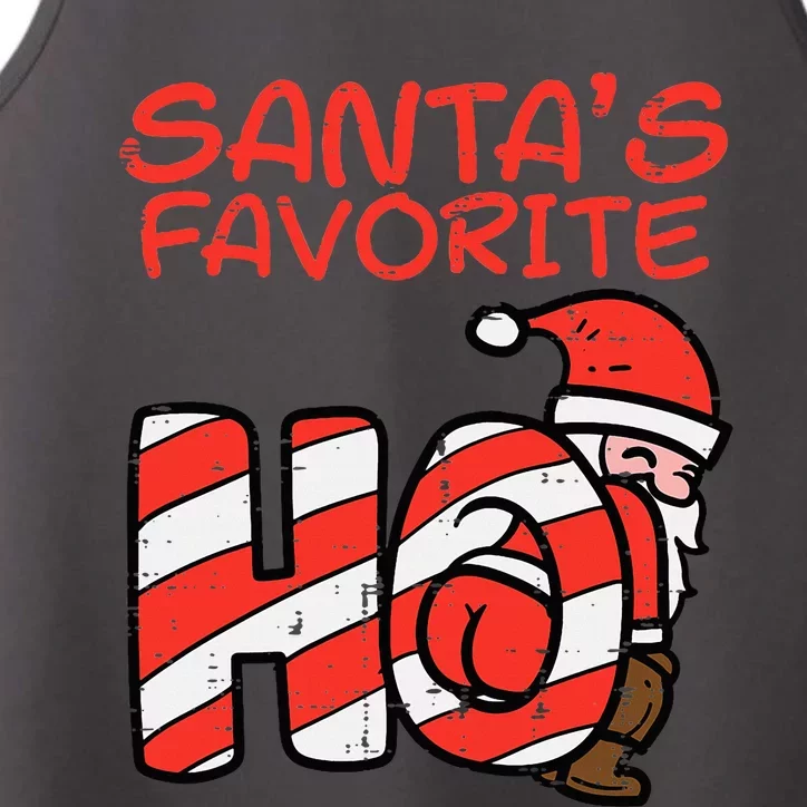 Santas Favorite Funny Naughty Adult Christmas Xmas Performance Tank