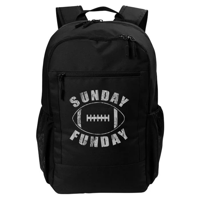 Sunday Funday Football Sports Daily Commute Backpack